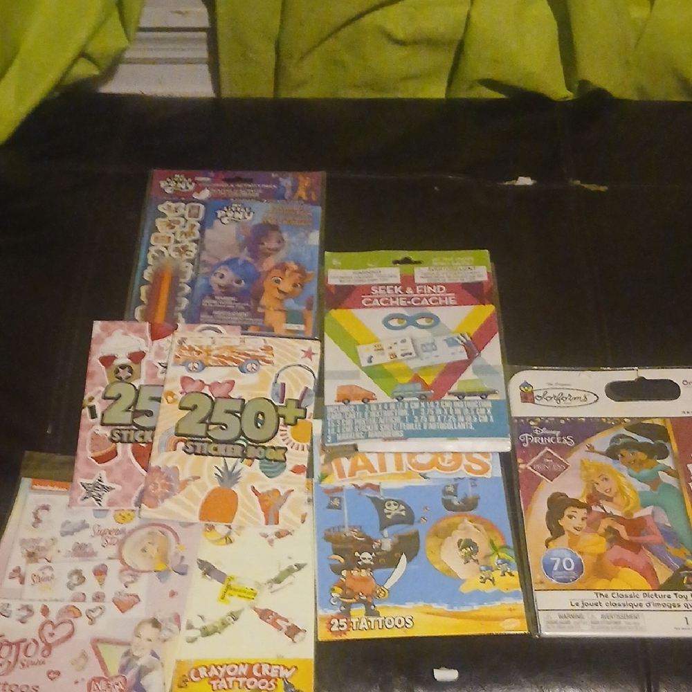 Disney Colorful Sticker and Tattoo Collection